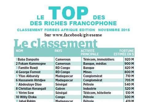 Article : Quelle valeur donner au classement de Forbes dans un contexte africain ?