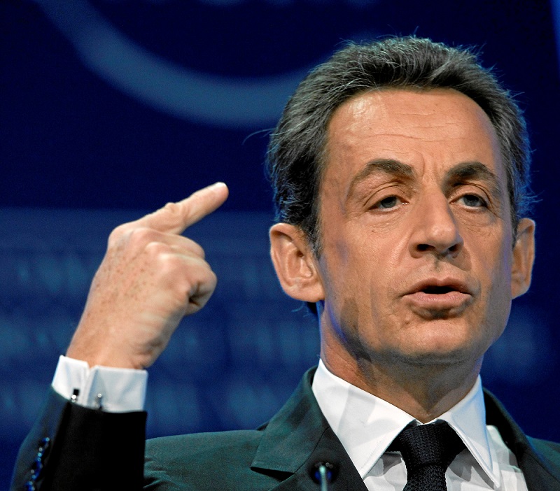 DAVOS/SWITZERLAND, 27JAN11 - Nicolas Sarkozy, President of France, gestures during the session 'Vision for the G20' at the Annual Meeting 2011 of the World Economic Forum in Davos, Switzerland, January 27, 2011. Copyright by World Economic Forum swiss-image.ch/Photo by Moritz Hager
