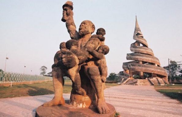 Le monument de la réunification du Cameroun à Yaoundé